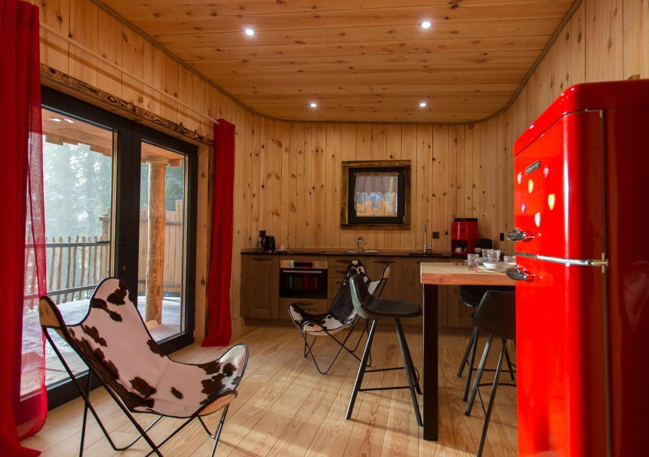 Domaine De L'Authentique Cabanes Dans Les Arbres Fournet-Blancheroche Habitación foto