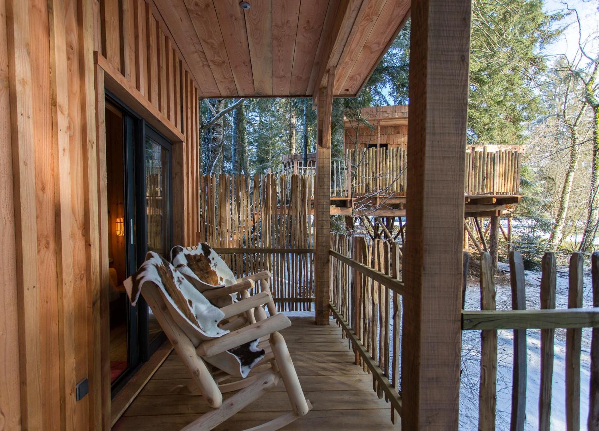 Domaine De L'Authentique Cabanes Dans Les Arbres Fournet-Blancheroche Habitación foto