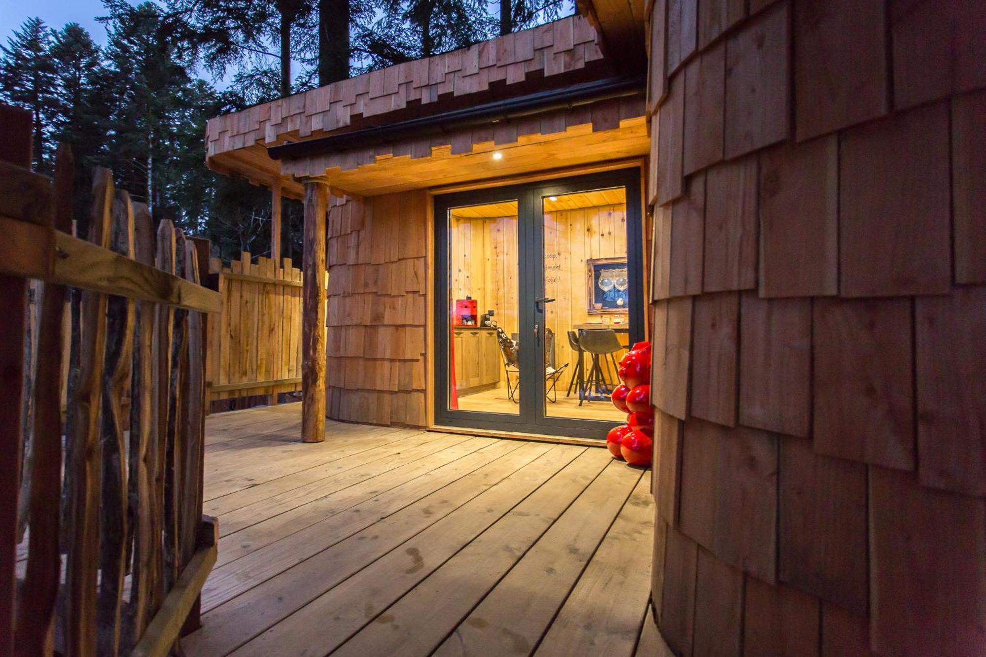 Domaine De L'Authentique Cabanes Dans Les Arbres Fournet-Blancheroche Habitación foto
